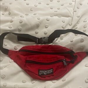 Vintage JanSport Bold Red Belt Bag